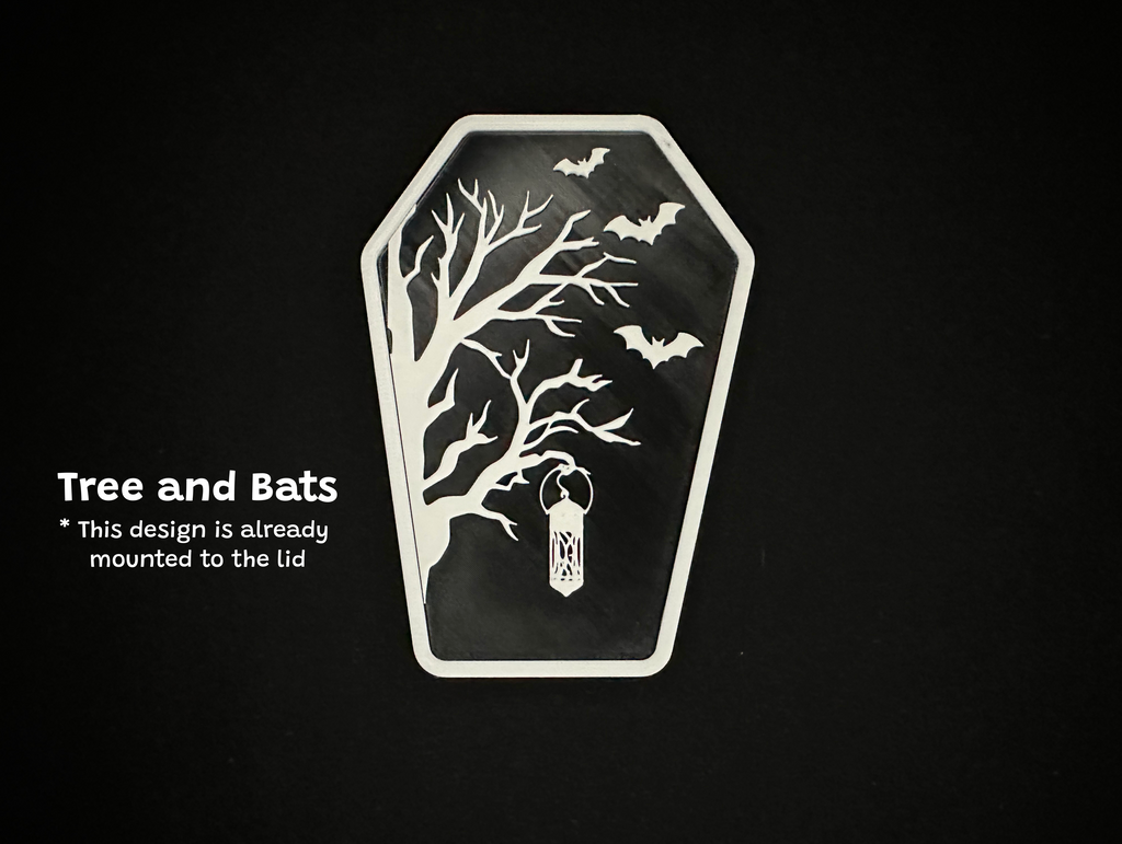 Coffin Humid Hide for Reptiles – Gothic Terrarium Decor with Shedding Support