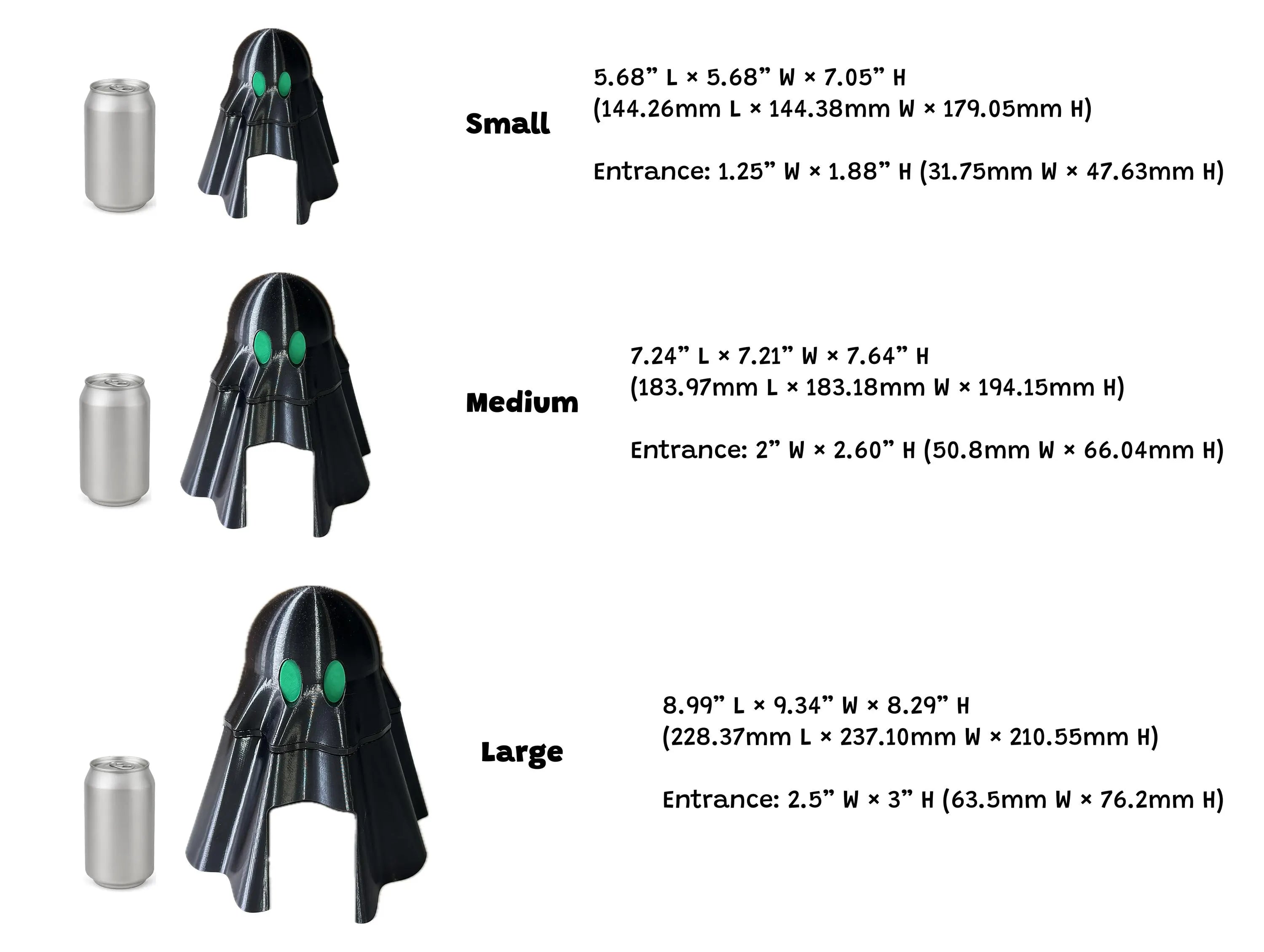 Ghost Humid Hide for Reptiles – Halloween Terrarium Decor with Shedding Support