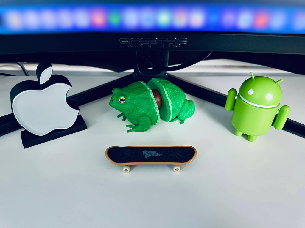 Avocatoad Toad Decor Figurine with Custom Glass Eyes