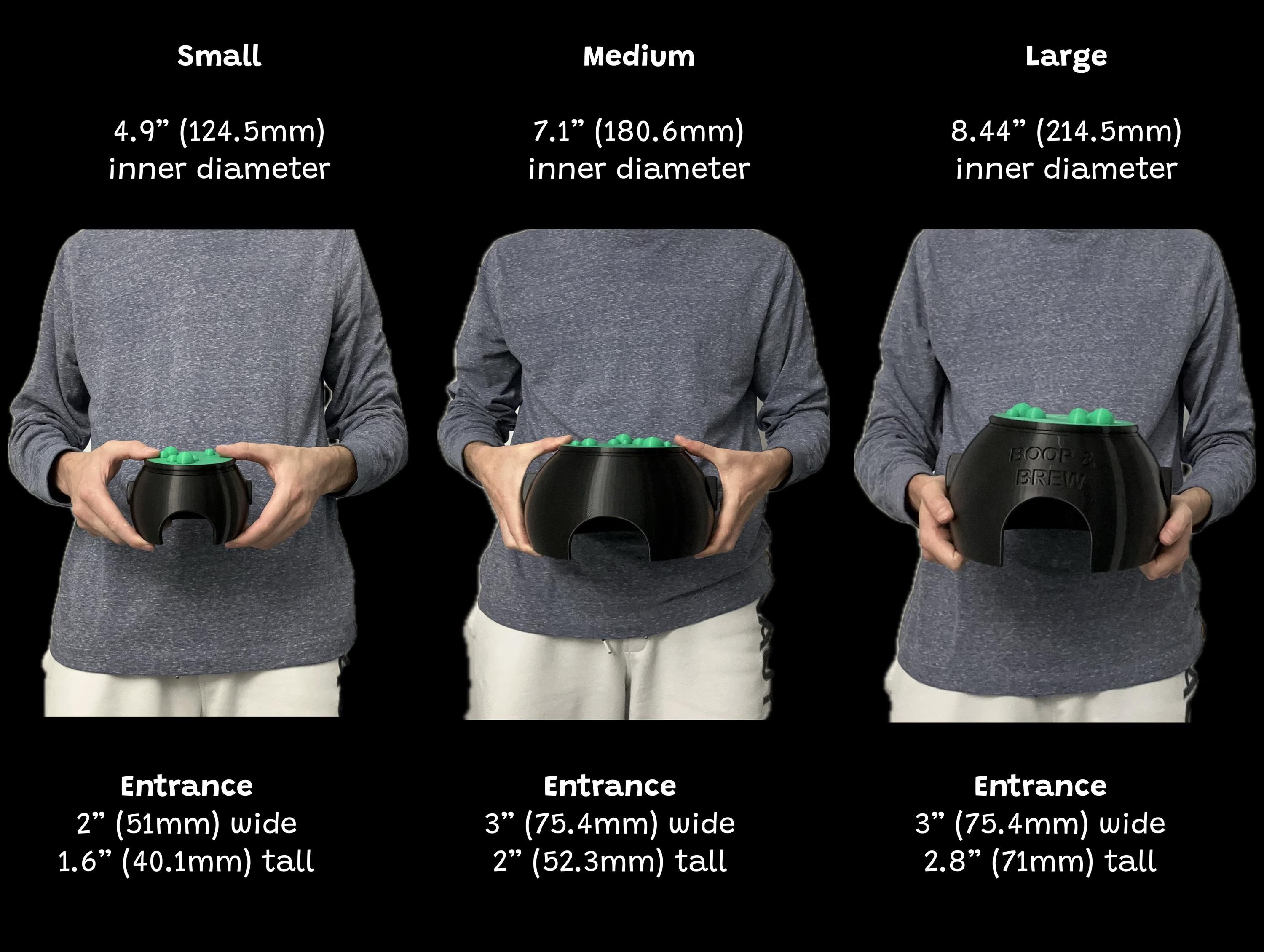 Witch Cauldron Humid Hide for Reptiles – Halloween Terrarium Decor with Shedding Support