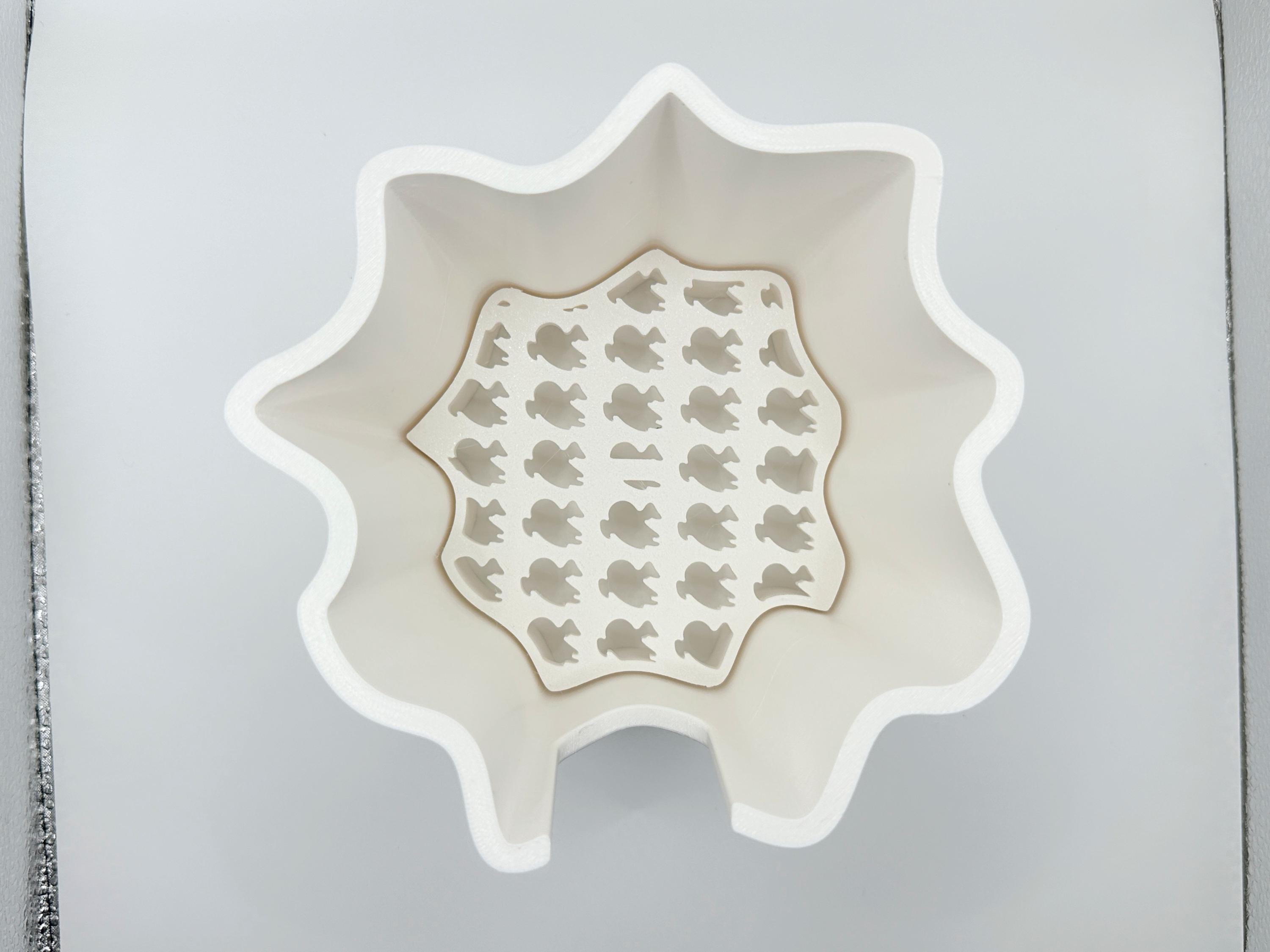 Ghost Humid Hide for Reptiles – Halloween Terrarium Decor with Shedding Support