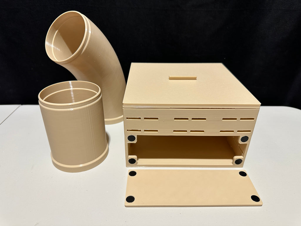 Underground Humid Hide for Reptiles with Modular Tunnels – Buried Hide for Shedding Support