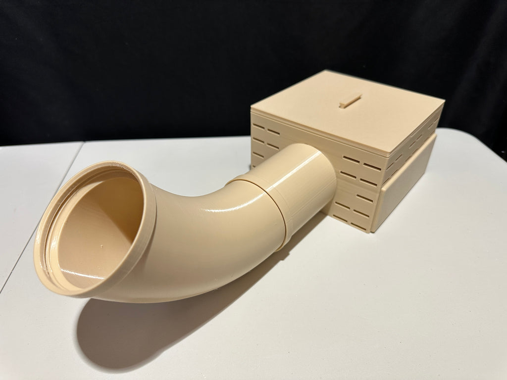 Underground Humid Hide for Reptiles with Modular Tunnels – Buried Hide for Shedding Support