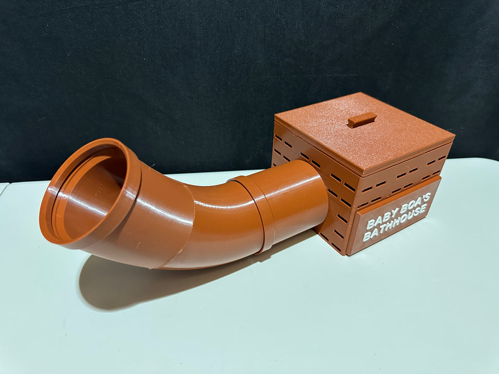 Underground Humid Hide for Reptiles with Modular Tunnels – Buried Hide for Shedding Support