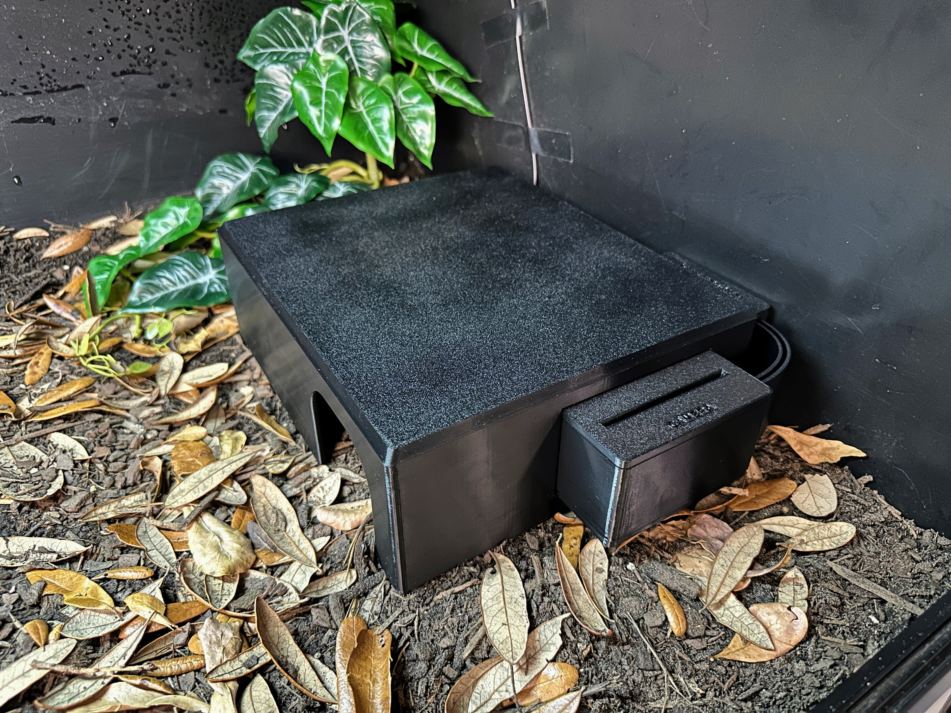 Peek-a-Hide – Reptile Hide with Night Vision Camera Monitoring