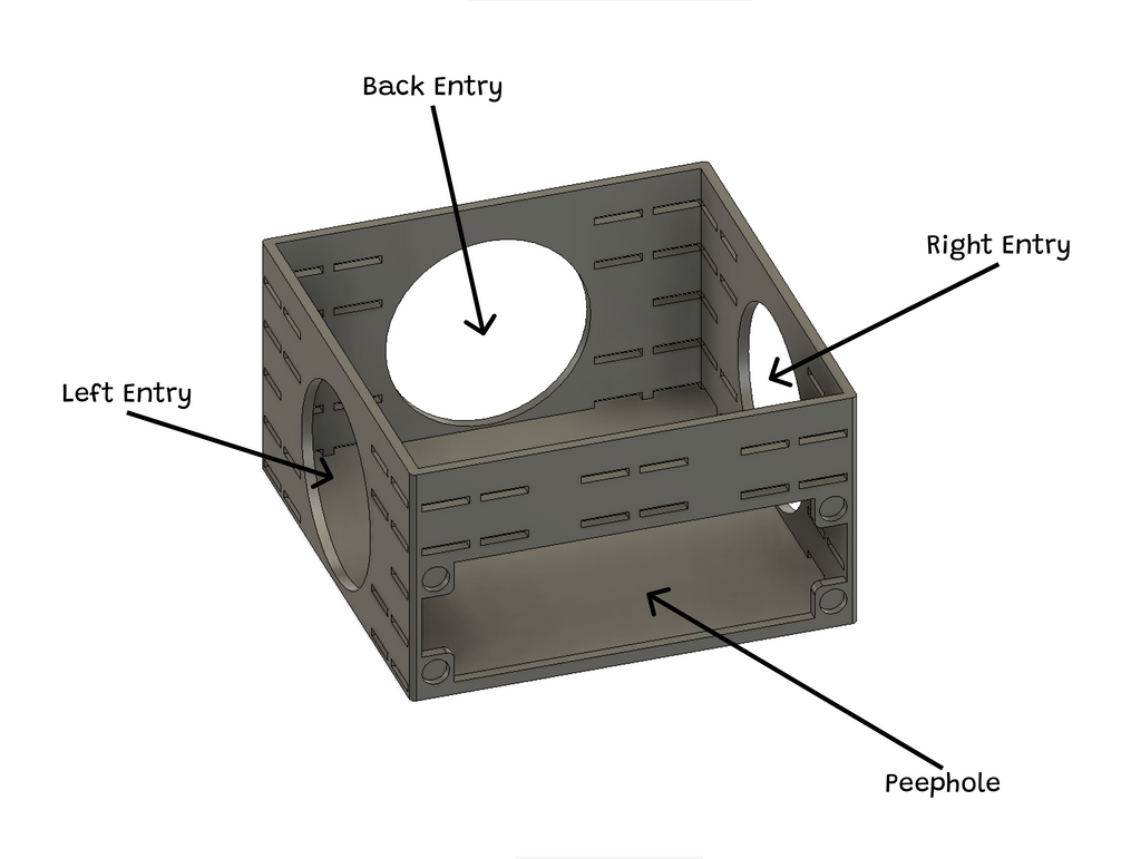 Underground Humid Hide for Reptiles with Modular Tunnels – Buried Hide for Shedding Support