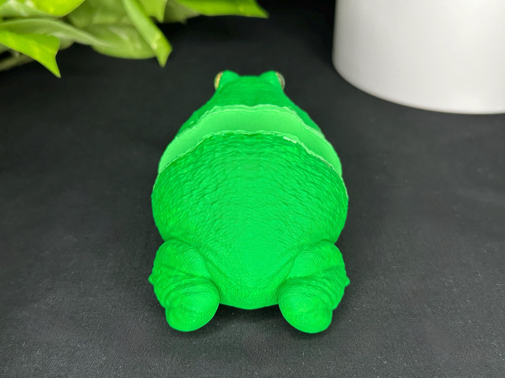 Avocatoad Toad Decor Figurine with Custom Glass Eyes