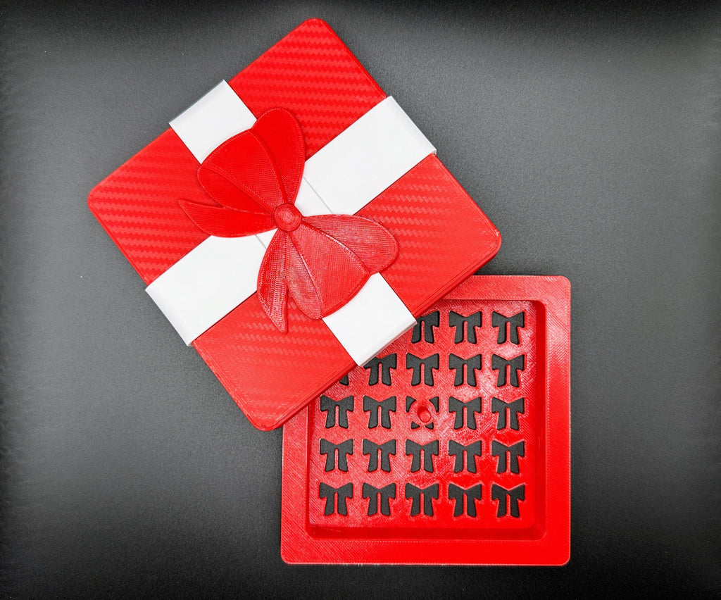 Christmas Present Humid Hide for Reptiles – Festive Holiday Terrarium Decor with Shedding Support