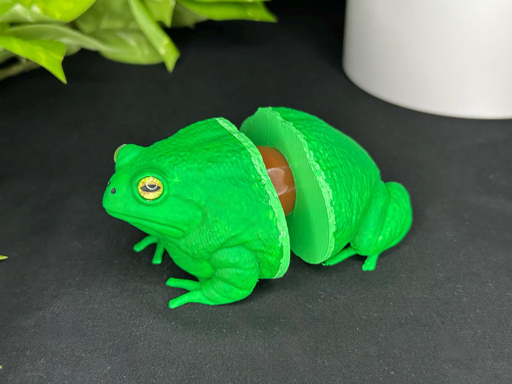 Avocatoad Toad Decor Figurine with Custom Glass Eyes